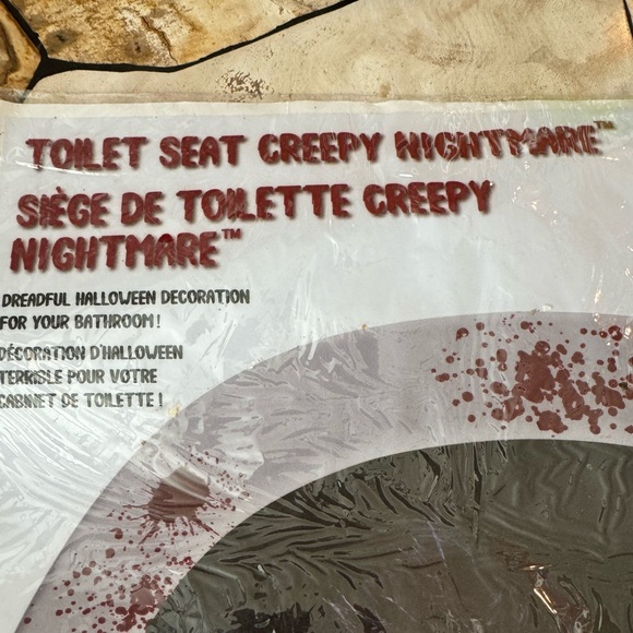 Halloween Decor - Toilet Sear Creepy Nightmare Cover - Picture 6 of 6